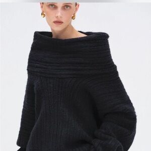 Source Unknown off shoulder sweater